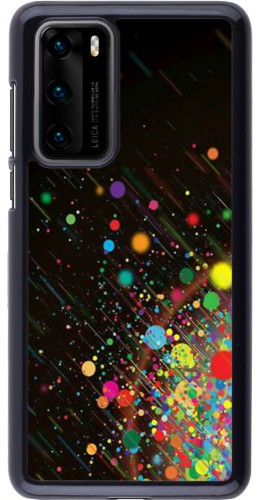 Coque Huawei P40 - Abstract bubule lines